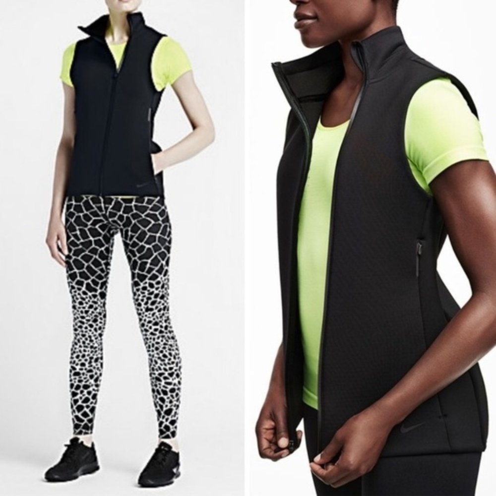 New NIKE Vest Therma Sphere Max XS Brown Athletic Running Performance Wear
